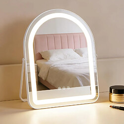 ZMH Miroir de maquillage Hollywood Mirror 35×45 cm avec 3 modes d'éclairage