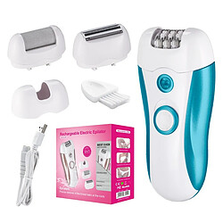 INF Épilateur électrique multifonction — 3-en-1, une machine quatre usages, rechargeable USB,