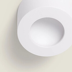 Ledkia Plafonnier LED 8W Rond Tokkai Ø 105 mm 2700K Blanc Blanc chaud