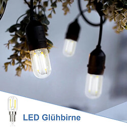 ZMH LED Vintage E14 T22 2w 6000k, Rétro Edison, Non Dimmable - Lot De 2