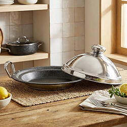 Acheter Cocktail Signature Signature Marmite à Tajine en Acier Inoxydable 30cm avec Couvercle Dôme Vapeur Argent