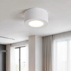Ledkia Plafonnier LED 24W Rond Tokkai Ø 175 mm 2700K Blanc Blanc chaud