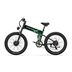 Dukawey Vélo Électrique pliable Double Moteur 2x1000W 48V17,5Ah, Autonomie 120KM, Vitesse 45 km/h