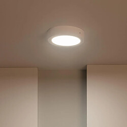 Ledkia Plafonnier LED Rond 12W Ø170 mm 3000K Blanc chaud