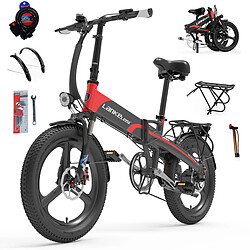 Vélo Électrique Lankeleisi G660 750W, Batterie 12,8Ah, 35km/h, 110km, Urbain Quotidien