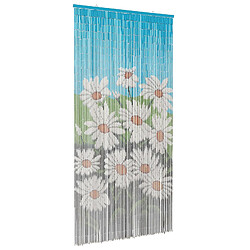 vidaXL Rideau de porte anti-insectes multicolore 200 x 100 cm Bambou