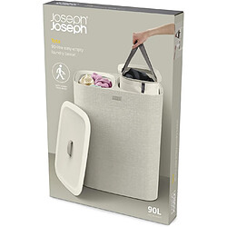 Panier a linge Joseph Joseph Tota 90L spacieux resistant fonctionnel