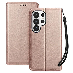 Avizar Étui Folio Galaxy S26 Ultra Rose champagne