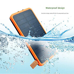 Avis VURAHOME Power Bank Solaire 20000mAh CT0 Portable Étanche Pliables et Lampe LED - Noir