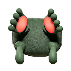 Appareil de massage Shiatsu épaules et nuque Vert Herzberg HGMSG30