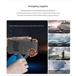 VURAHOME Power Bank Solaire 20000mAh Portable 4in1 Panneaux Solaires Amovibles - orange pas cher