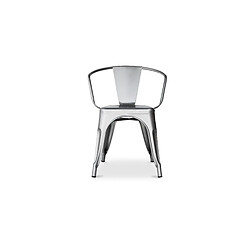 Acheter ICONIK INTERIOR Chaise de salle à manger avec accoudoirs - Acier - Nouvelle édition - Stylix Bronze