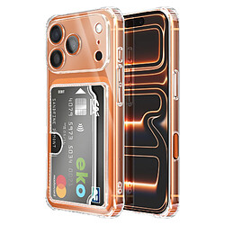 Avizar Coque pour iPhone 17 Pro Max avec Porte-cartes Intégré et Coins Renforcés
