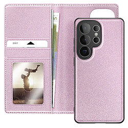 Mayaxess Étui 2 en 1 Galaxy S26 Ultra Rose champagne