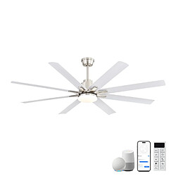 ByteLike Ventilateur de plafond avec éclairage LED