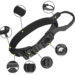 Acheter INF Collier pour animaux compatible avec AirTag, collier tactique en nylon réglable, anti-évas