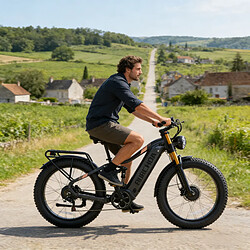 Acheter BURCHDA Vélo Électrique HC26 Double moteur 2000W Double Moteur 48V30Ah 120km 45km/h 26*4.0