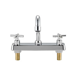 Avizar Robinet à Plaque Entraxe 254mm Argent