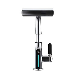 Avizar Robinet de Lavabo Extensible Argent