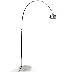 Avis ICONIK INTERIOR Lampadaire avec Base en Marbre - Lampe de Salon - Bouw Noir