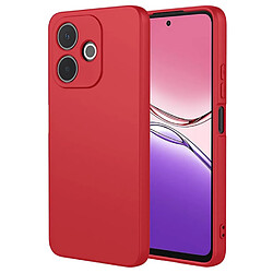 Htdmobiles Coque pour Honor 600 Lite 5G - housse etui silicone gel fine + film ecran - ROUGE