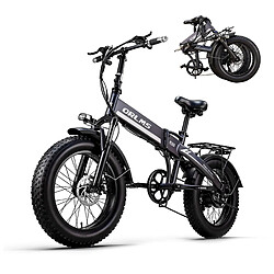 Vélo Électrique Pliable ORLMS S9 750W, Batterie 48V 13Ah, 80km Autonomie,35km/h,Urbain