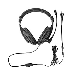 Nedis Casque PC Circum-aural Stéréo Noir