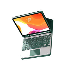 INF Étui de protection avec clavier Bluetooth amovible pour iPad Green