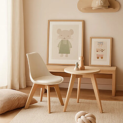 ICONIK INTERIOR Chaise pour enfant - Design scandinave Chaise pour enfant - Alvin Jaune pas cher