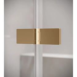 Acheter Badplaats Paroi de baignoire Austin 120 x 140 cm - l'or - verre transparent