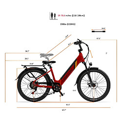Avis Vélo Électrique LANKELEISI ES500PRO 500W (750W pic) 48V 14,5Ah autonomie 90km Shimano 7v