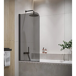 Paroi baignoire Torino 60 x 140 cm Badplaats - noir - verre noir