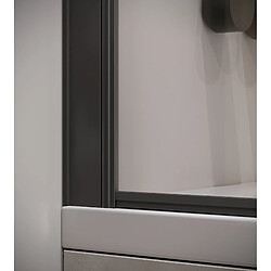 Avis Paroi baignoire Torino 60 x 140 cm Badplaats - noir - verre transparent