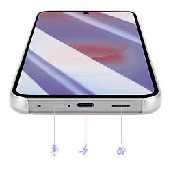 Samsung Coque pour Samsung Galaxy A37 avec Porte-Cartes Extérieur Blanc pas cher