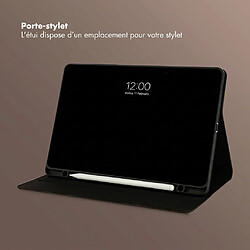 Selencia Coque tablette Riva pour Samsung Galaxy Tab S11 - Noir pas cher