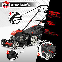 Avis Elem Tondeuse thermique tractée 169 CC - 508mm avec éjection latérale et mulching