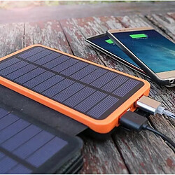 Acheter VURAHOME Power Bank Solaire 20000mAh CT1 Portable Étanche Pliables et Lampe LED - Bleu