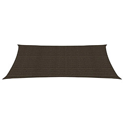 Helloshop26 Voile d'ombrage 160 g/m² marron 4 x 6 m PEHD 02_0009170