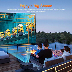 Avis INF Projecteur 4K HD X6 Blanc (Norme Européenne) : Expérience Cinéma Maison Android 13