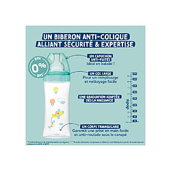 DODIE Sensation+ - Biberon anti-colique 150 ml - Vert pas cher