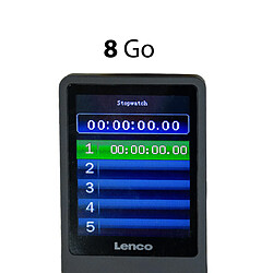 Acheter Lenco Lecteur MP3 / MP4 8Go avec Bluetooth Écran LCD en Couleur Noir / Bleu