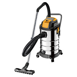 Avizar Aspirateur Eau et Poussière 30L 1500W avec Fonction Soufflerie Noir / Orange