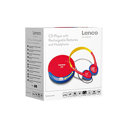 Lenco Lecteur CD Portable Enfants Bleu / Rouge pas cher