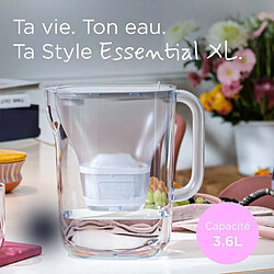 BRITA Style Essential XL White - 3,6 L - 1 filtre MAXTRA PRO