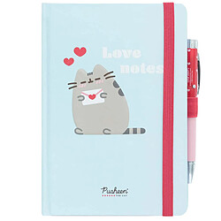 Pusheen Carnet A5 avec Stylo Lampe Bleu / Rose