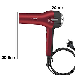 Acheter Avizar Sèche-Cheveux Électrique 1400W avec Air Froid et Vitesses Réglables Rouge