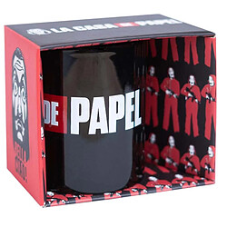 Inny Mug Céramique 330 ml avec Logo La Casa de Papel Compatible Micro-ondes Noir pas cher