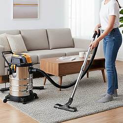 Avis Avizar Aspirateur Eau et Poussière 30L 1500W avec Fonction Soufflerie Noir / Orange
