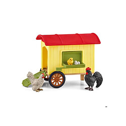 Schleich Ferme World Poulailler mobile avec 3 figurines et œufs