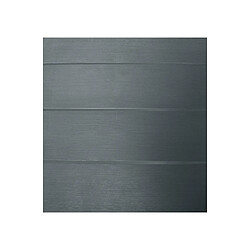 Avis TOOD Armoire haute - Gris - 2 portes - 3 étagères